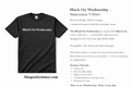 Black On…Sloganityisms Statement Tee / Wednesday