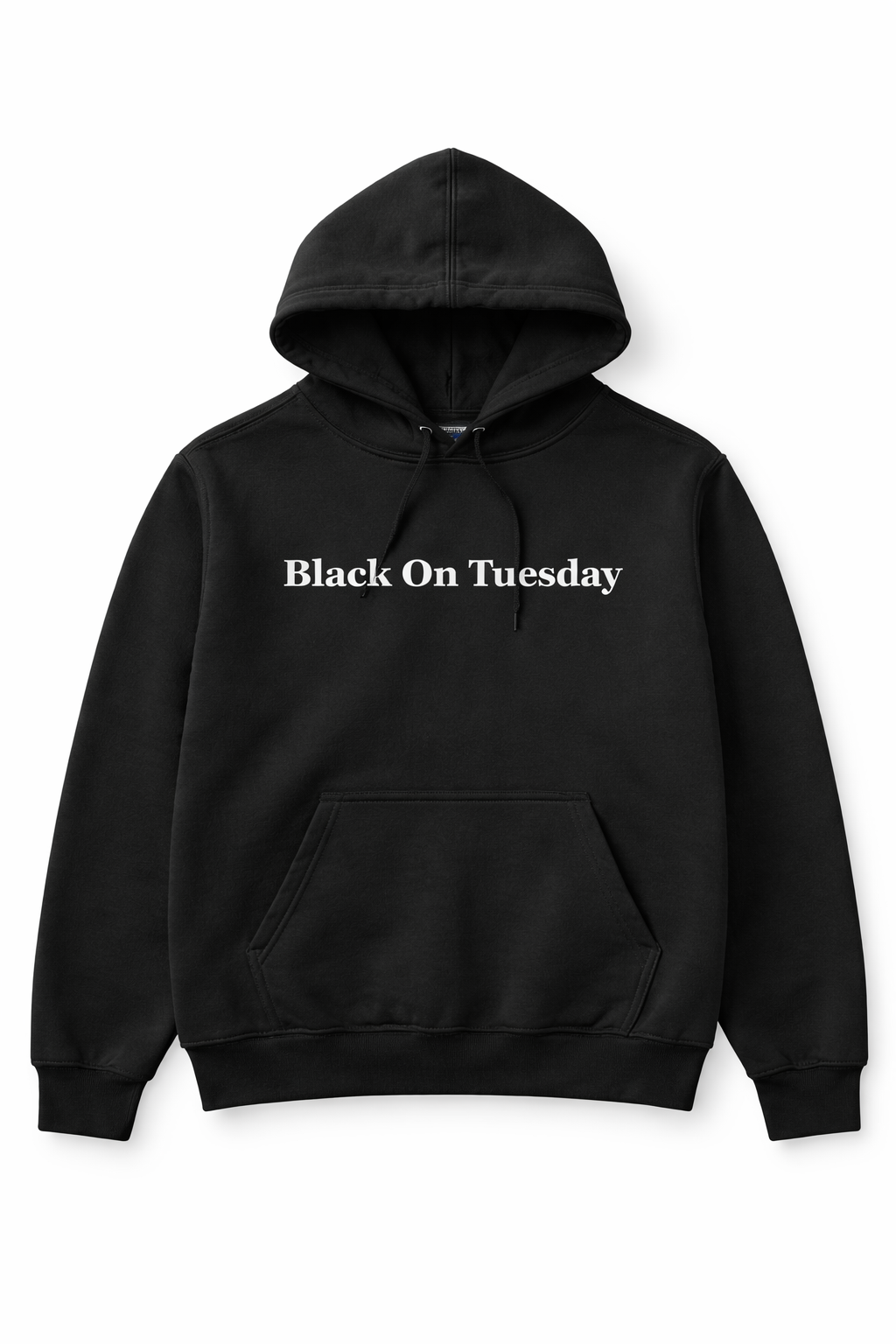 Black On…Sloganityisms Statement Hoodie (Tuesday)